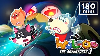 Wolfoo The Adventurer 3 🍀 Full Episode  180 Mins 🍀 Wolfoo Kids Stories WolfooCanadaKidsCartoon [upl. by Grimaud294]