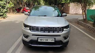 Jeep compass petrol automatic 2018 R limited edition single owner driven 34000 kms wsr [upl. by Esirehc]