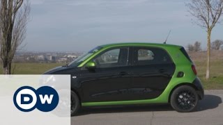 Testing the smart forfour electric drive  DW English [upl. by Selym]