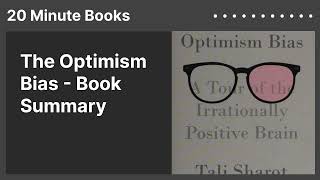 The Optimism Bias  Book Summary [upl. by Manbahs787]