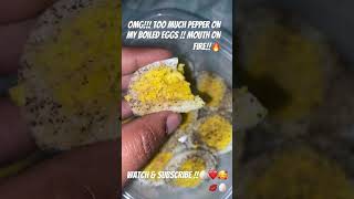 The Spiciest Eggs on Fire Recipe DO NOT TRY [upl. by Eronel424]