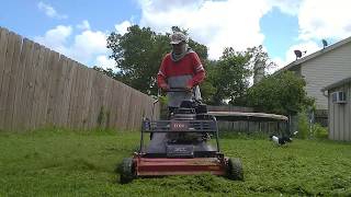 toro turfmaster 30 vs tall grass [upl. by Travis54]