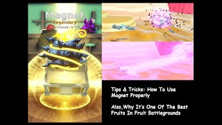 Showing How The Magnet Fruit Can Be One Of The Best  Fruit Battlegrounds  Tips amp Tricks [upl. by Barby959]