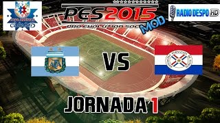 PES 2015MOD  Copa América de Chile 2015  Argentina VS Paraguay  Jornada 112 [upl. by Swigart271]