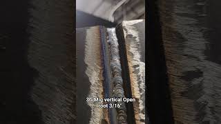 1g2gand 3g Mig Welding a open root 316quot in flathorizontal and vertical position welding welder [upl. by Yelac]