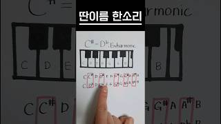 음악이론 딴이름한소리  변화표  enharmonic [upl. by Akkeber]