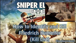 How to Identify and Kill Friedrich Kummler in Sniper Elite 5 Occupied Residence Kill List [upl. by Udela]