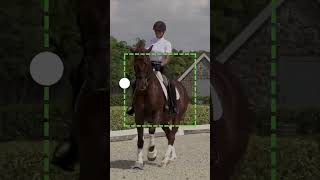 AnnA Buffini demonstrates riding a square on her Grand Prix mare [upl. by Llednyl]