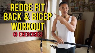 Redge Fit Workouts Back and Biceps Workout [upl. by Ellehsar]