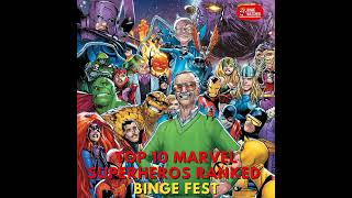 Top 10 Marvel Superheros Ranked  Binge Fest [upl. by Smaoht]