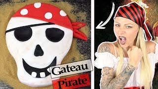 ♡• RECETTE GÂTEAU PIRATE  CAKE DESIGN •♡ [upl. by Archibold]