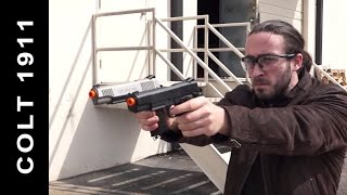 Colt 1911 Co2 Gas Airsoft Pistols  Review [upl. by Frodi]