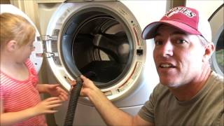 DIY washer wont drain  repair whirlpool duet [upl. by Tillman443]