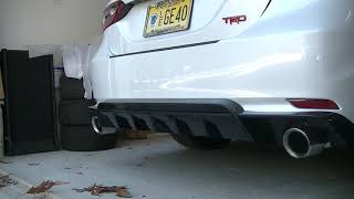 Cold start TRD Camry resonator delete [upl. by Toomay]