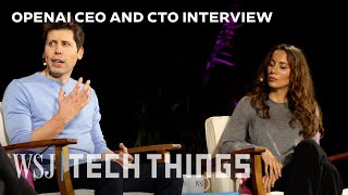 OpenAI CEO Sam Altman and CTO Mira Murati on the Future of AI and ChatGPT  WSJ Tech Live 2023 [upl. by Ellekcim]