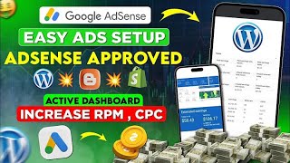 wordpress tutorial for beginners  wordpress website adsense approval  wordpress setup for beginner [upl. by Korrie666]