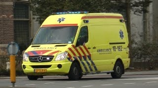 Dutch ambulance responding code 3 [upl. by Edeline]