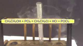 Alcohols Advanced 6 Reaction of ethanol with PCl5 [upl. by Karlan]