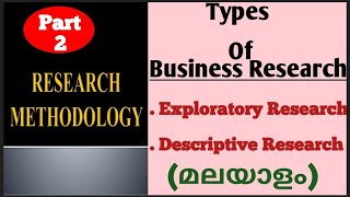 Types Of Research  Exploratory amp Descriptive Research  Business Research Methods  ASF Academy [upl. by Odlo]