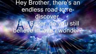 Avicii Hey Brother Lyrics [upl. by Isnam]