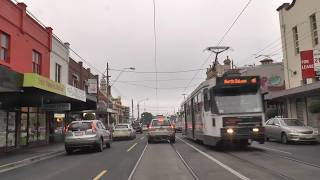 Melbourne Tram Driver View Route 24 from North Balwyn 2013 [upl. by Kuska622]