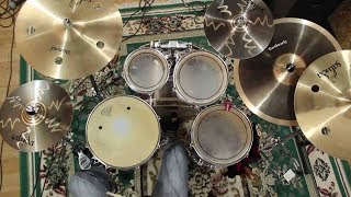 Saluda Cymbals Demo Decadence Thin Dark Sloshy Hats [upl. by Keenan]