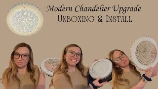 Crystal Chandelier Upgrade  DIY How I changed my Chandelier [upl. by Jez]