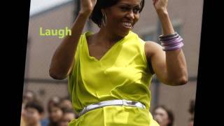 Michelle Obama Dancing at DC school  Doing the Dougie [upl. by Ydorb]