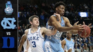 North Carolina vs Duke ACC Basketball Tournament Highlights 2018 [upl. by Bowrah292]