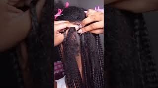 DIY Knotless Braid Tutorial 🔥 [upl. by Yalcrab133]