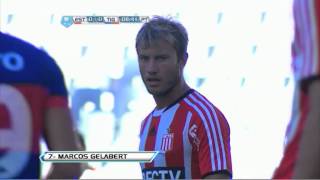 Gol de Gelabert Estudiantes 1 Tigre 0 Fecha 1 Torneo Final 2013 Fútbol Para Todos [upl. by Jallier]