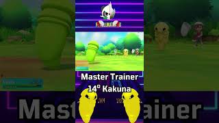 Master Trainer 14º Kakuna pokemon shorts pokemonletsgo kakuna [upl. by Swarts956]