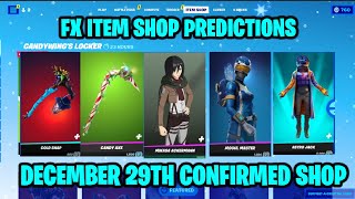 December 29th 2023 Fortnite Item Shop CONFIRMED  Fortnite Early Item Shop Prediction December 29th [upl. by Alokin839]