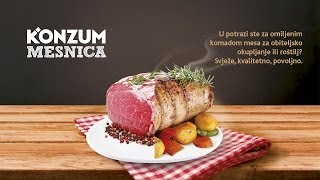 Konzum mesnica Samo reci pa ispeci [upl. by Brackely748]