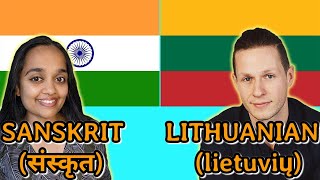 Similarities Between Sanskrit and Lithuanian [upl. by Docilu]