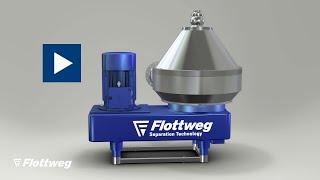 Flottweg Separator  Disc Stack Centrifuge [upl. by Maffei769]