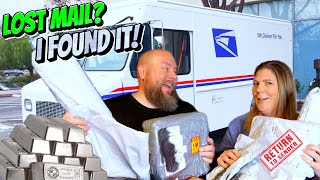 I bought 30 Pounds of LOST MAIL Packages  SILVER Found [upl. by Rramahs]