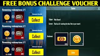 🔴How To Get Free Bonus Challenge Voucher In Bgmi  Battle CoinG Coin Free Trick🔥 [upl. by Bobinette]