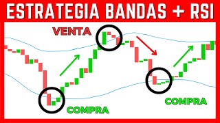 La MEJOR ESTRATEGIA con BANDAS DE BOLLINGER  RSI 86 Win Rate [upl. by Budge]