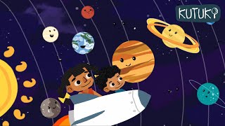 Explore the Solar System with Kutu amp Ki  Planet Song Nursery Rhyme  space song for kids  kutuki [upl. by Isaacs]