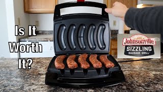 Johnsonville Sizzling Sausage Grill How to Assemble amp Review [upl. by Hazeghi]