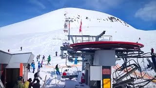 At least 8 injured when ski lift malfunctions [upl. by Fusuy]