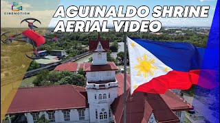 AERIAL DRONE SHOTS OF AGUINALDO SHRINE  2023 [upl. by Alrep]