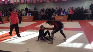 Elleny Seda vs Izabella Frezzo grappling industries 1142018 NO GI match 1 [upl. by Edythe]