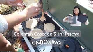 Unboxing Video The Coleman Cascade 3 in 1 Camp Stove [upl. by Misha]