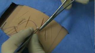 Simple Interrupted Suturing Technique Tulane Medicine [upl. by Pietje696]