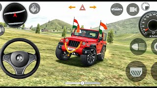 U74×4📱 MAHINDRA THAR CITY 😈 Driving gadi wala game  Car game android [upl. by Benedix]