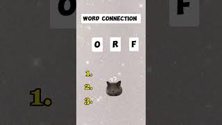 word connection1quiz timebraintesttrendingshortsfeed [upl. by Lednek660]