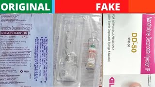 Nandrolone Decanoate injection ip  original vs Fake DecaDurabolin and DD50 [upl. by Annaiel]