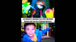 Leo Howard amp G Hannelius Leo Littles Big Show Watches Chef Pee Pees Chainsaw Massacre [upl. by Mahau864]